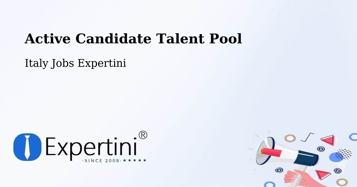Active Candidate Talent Pool – Riese Pio X - Italy Jobs Expertini