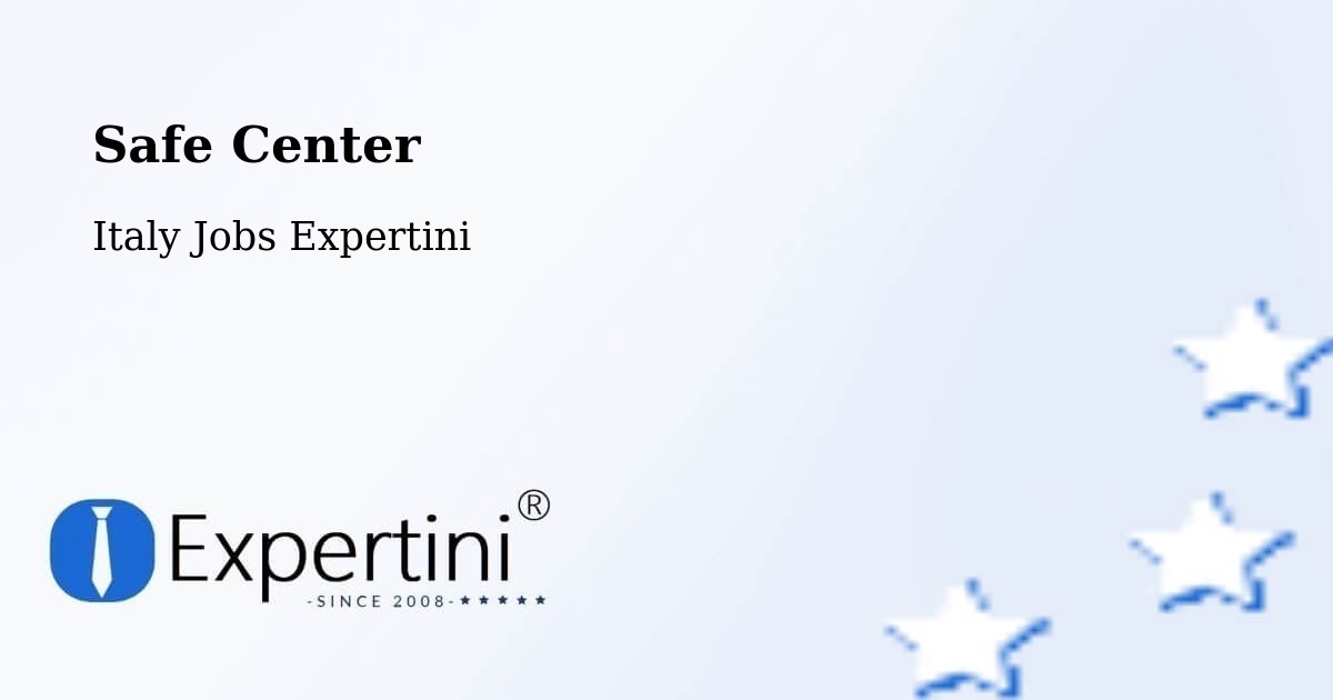 Safety Center – Riese Pio X - Italy Jobs Expertini