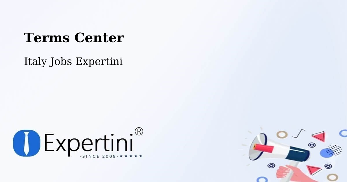 Terms of Service – Riese Pio X - Italy Jobs Expertini